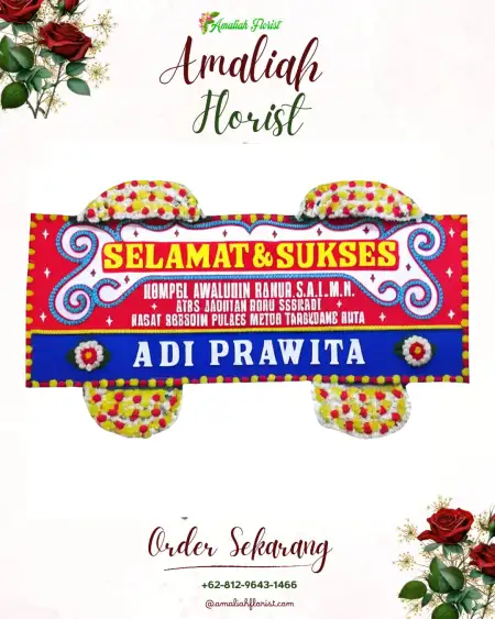 Papan Bunga Ucapan Selamat Kalikabong